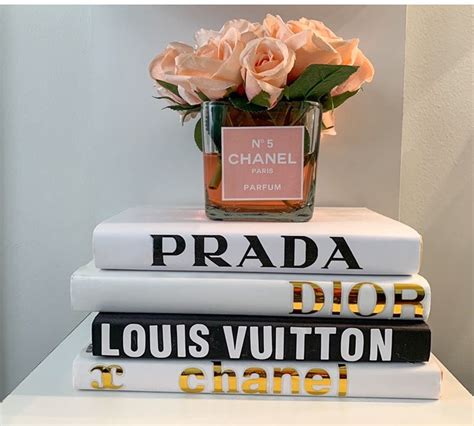 chanel books decor